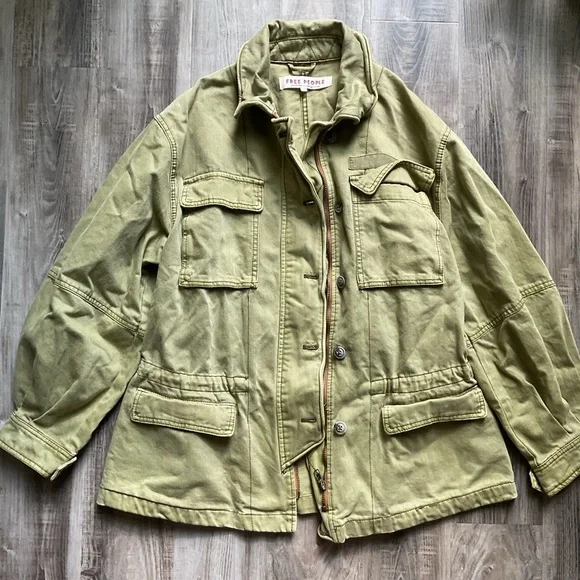 Free People Women's Seize The Day Jacket size Small - Picture 3 of 7